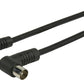 Glaxio Coax antenna cable coax male angled - coax female angled 3m black