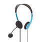 Nedis PC Headset On-Ear 2x 3.5mm Connectors 2m Blue CHST100BU