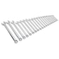 Sealey Combination Spanner Set 21pc Jumbo Metric AK6083