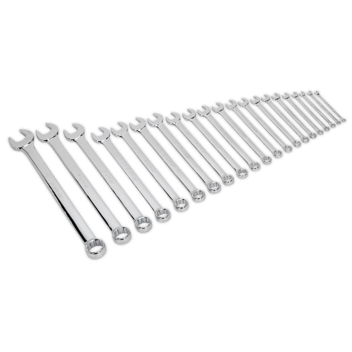 Sealey Combination Spanner Set 21pc Jumbo Metric AK6083
