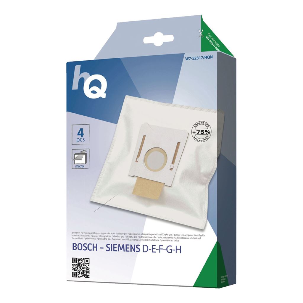 HQ Vacuum cleaner bag Bosch/Siemens D - E - F - G - H - DUBG220SIB4