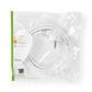 Nedis Power Cable Schuko Male Angled to IEC-320-C5 2m White