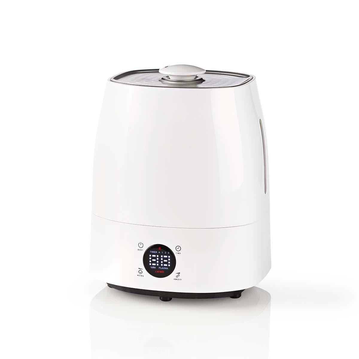 Nedis Humidifier 5.5L Hygrometer LED Screen Timer HUMI120CWT