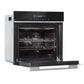 Sealey Baridi 60cm Built-In Fan Assisted, Single, Integrated 10 Function Electric Oven, Touchscreen Controls, 72L Capacity, Black/Stainless Steel DH200