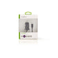 Nedis Car Charger 2.4A Fixed cable Micro USB Black CCHAM240ABK