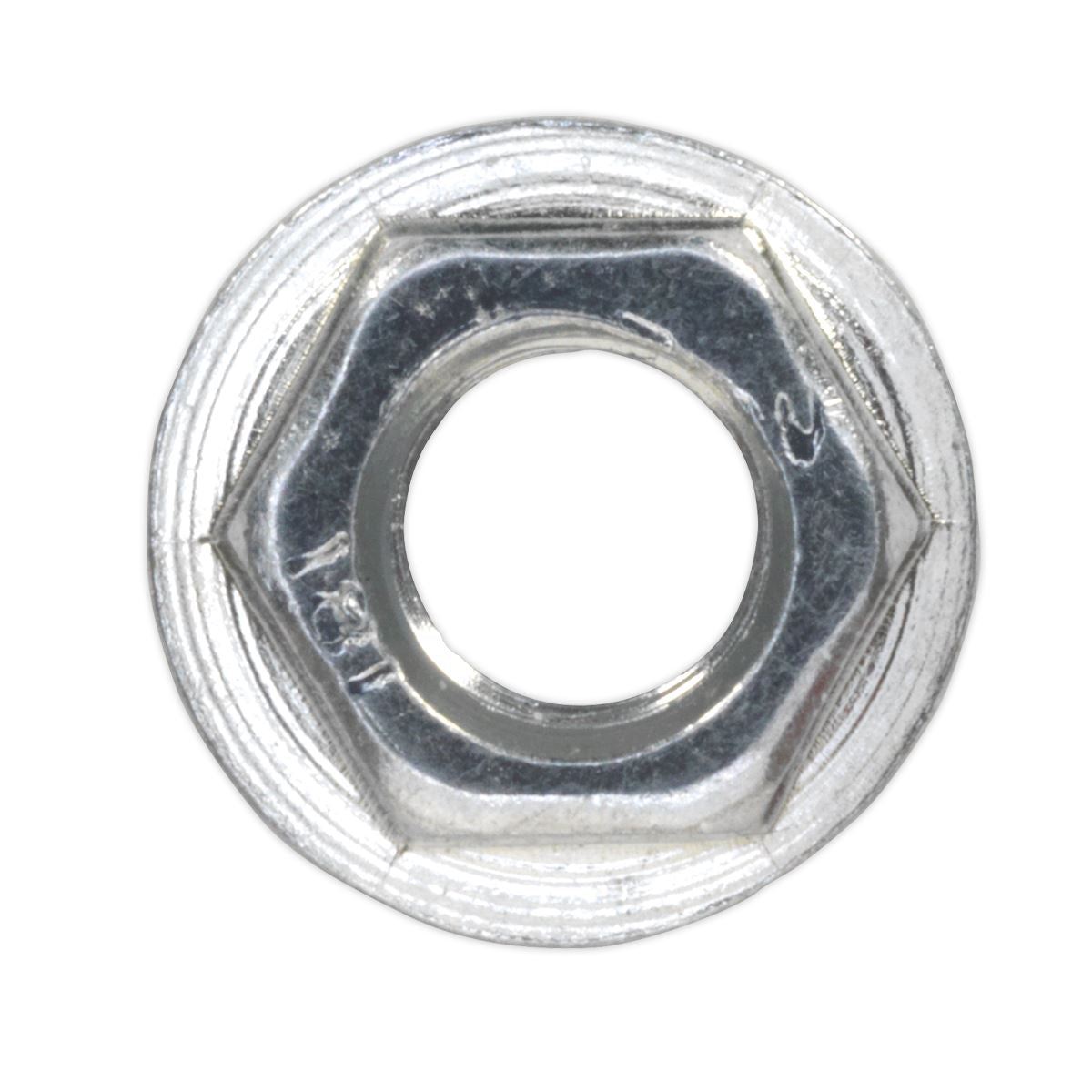 Sealey Flange Nut Serrated M5 Zinc Pack of 100 FN5