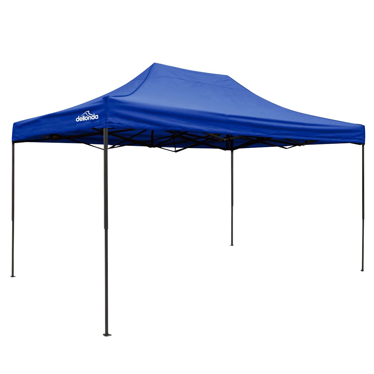 Sealey Dellonda Premium 3 x 4.5m Pop-Up Gazebo, Heavy Duty, PVC Coated, Water Resistant Fabric, Supplied with Carry Bag, Rope, Stakes & Weight Bags - Blue Canopy DG135