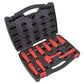 Sealey Insulated Socket Set 10pc 1/2"Sq Drive 6pt WallDrive VDE Ap AK7943