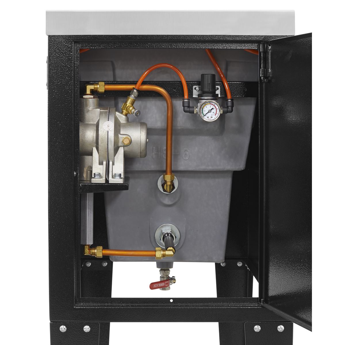 Sealey Premier Sealey Premier Spray Gun Cleaning Tank 2 Gun Capacity SM23P