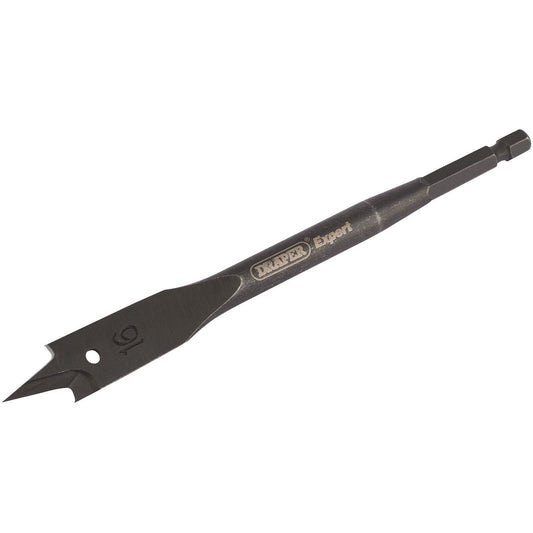 Draper Expert Quality Flat Wood Bit With Precision Ground Centre Point - 16mm - 17429