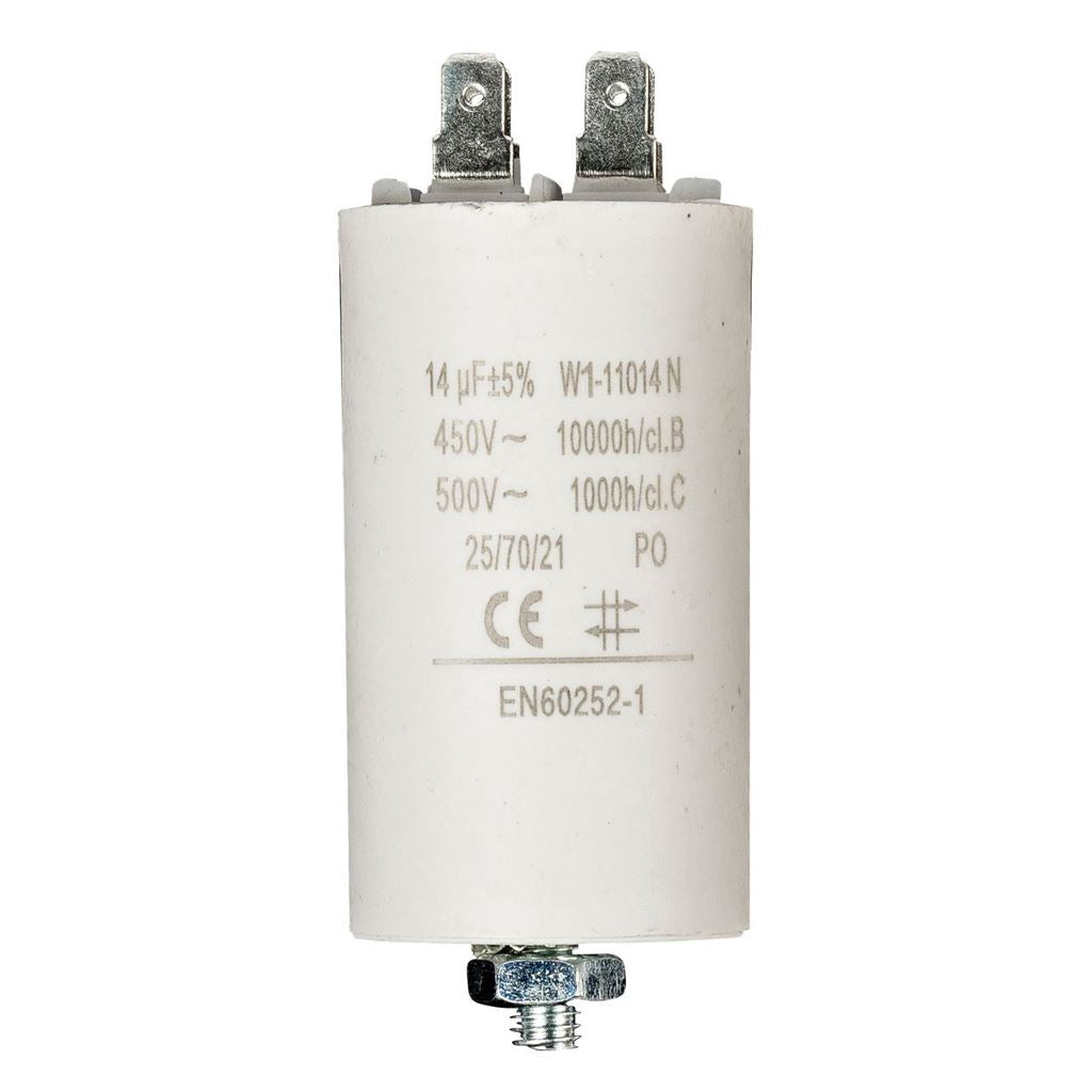 Fixapart 1x Capacitor 14.0uf / 450 v + earth - W1-11014N