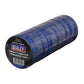 Sealey PVC Insulating Tape 19mm x 20m Blue Pack of 10 ITBLU10