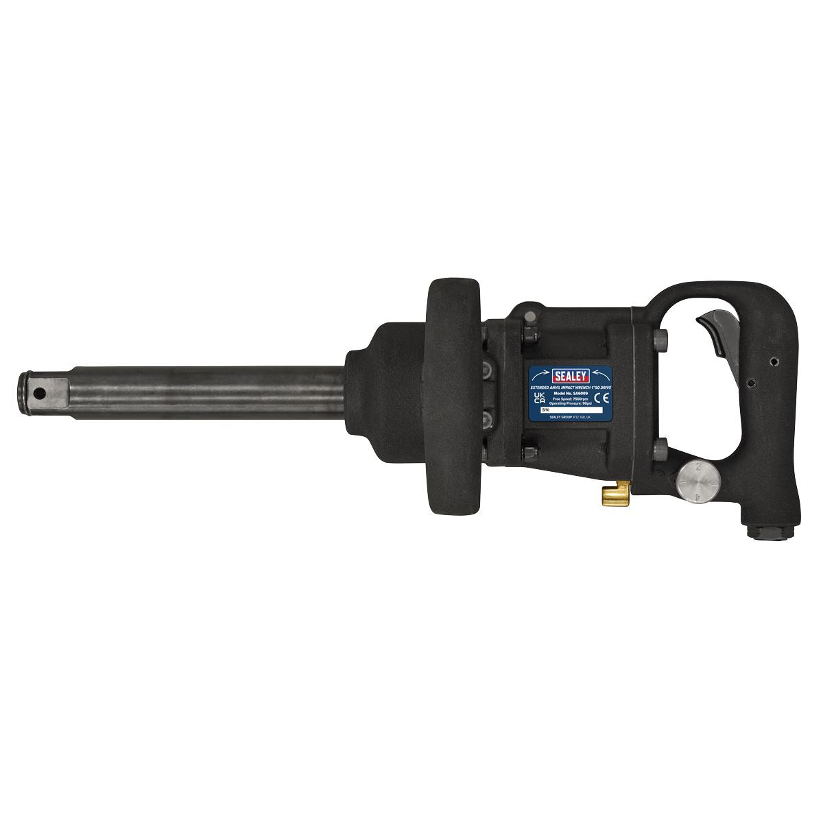 Sealey Twin Hammer Extended Anvil Impact Wrench 1"Sq Drive SA6009