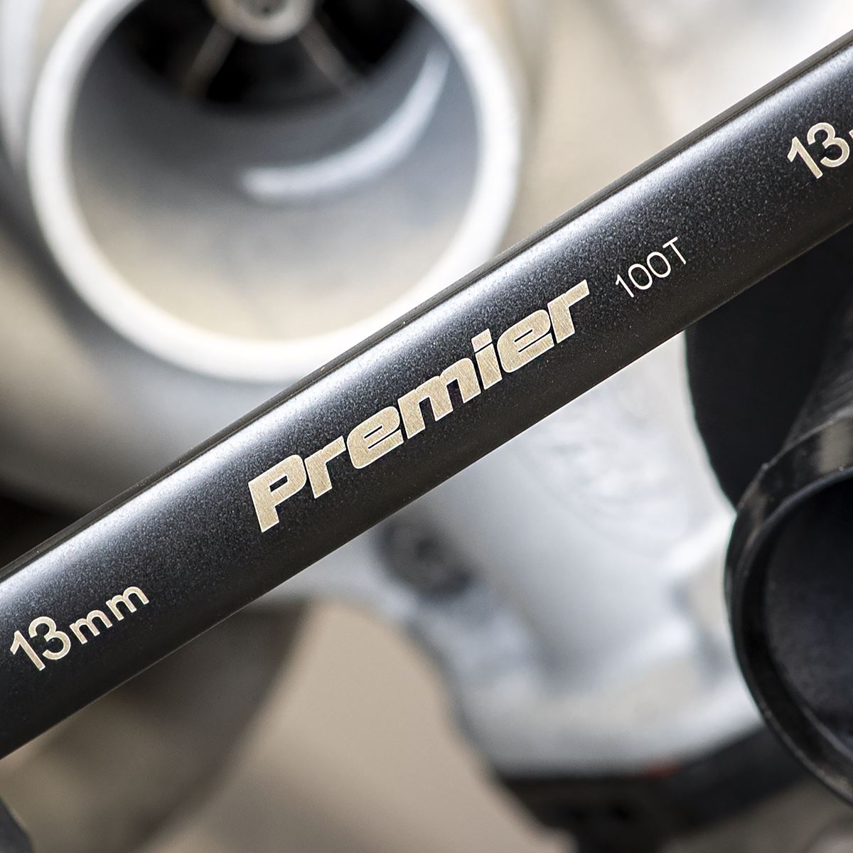 Sealey Premier Black Combination Ratchet Spanner Set 12pc AK63940B