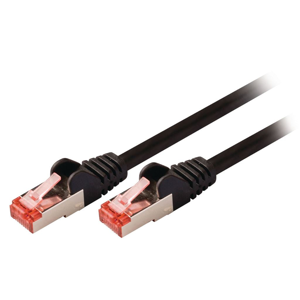 Valueline CAT6 S/FTP Network Cable RJ45 (8P8C) Male to RJ45 (8P8C) Male 1m Black