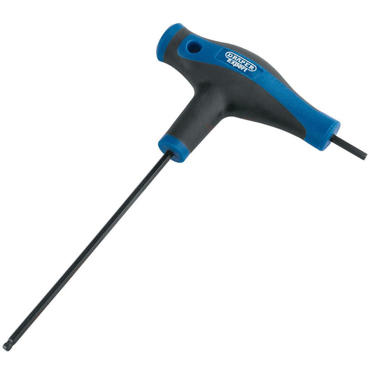 Expert 3.0mm Soft Grip 'T' Handle Hexagon And Ball End Key Draper 33908