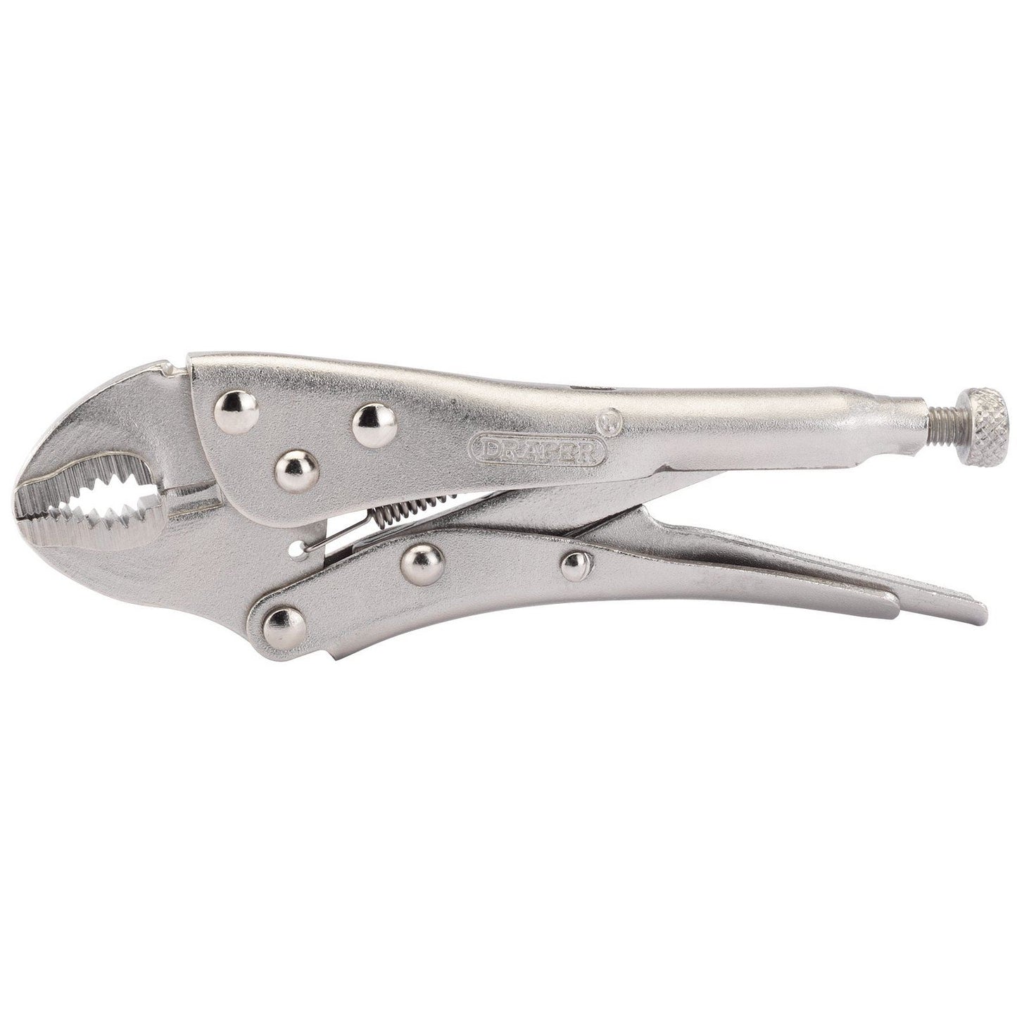 Draper Self Grip 140mm Curved Jaw Pliers Mole Vice Lock Adjustable Draper 35367