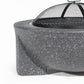 Sealey Dellonda Round MgO Fire Pit with BBQ Grill, 75cm, Safety Mesh Screen - Dark Grey DG191