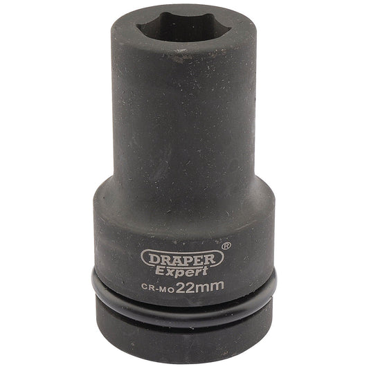 Draper 05137 Expert 22mm 1" Square Drive Hi-Torq 6 Point Deep Impact Socket
