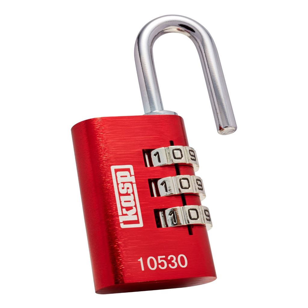 Kasp 105 Combi Padlock Red 30mm K10530REDD