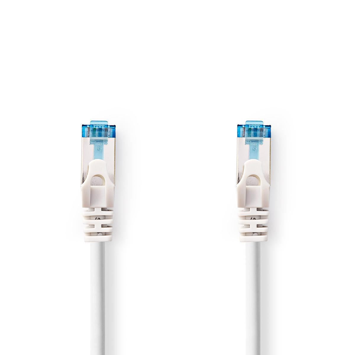 Nedis CAT6a SF/UTP Network Cable RJ45 Male to RJ45 Male 10m White