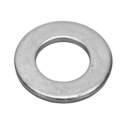 Sealey Flat Washer M14 x 28mm Form A Zinc Pack of 50 FWA1428