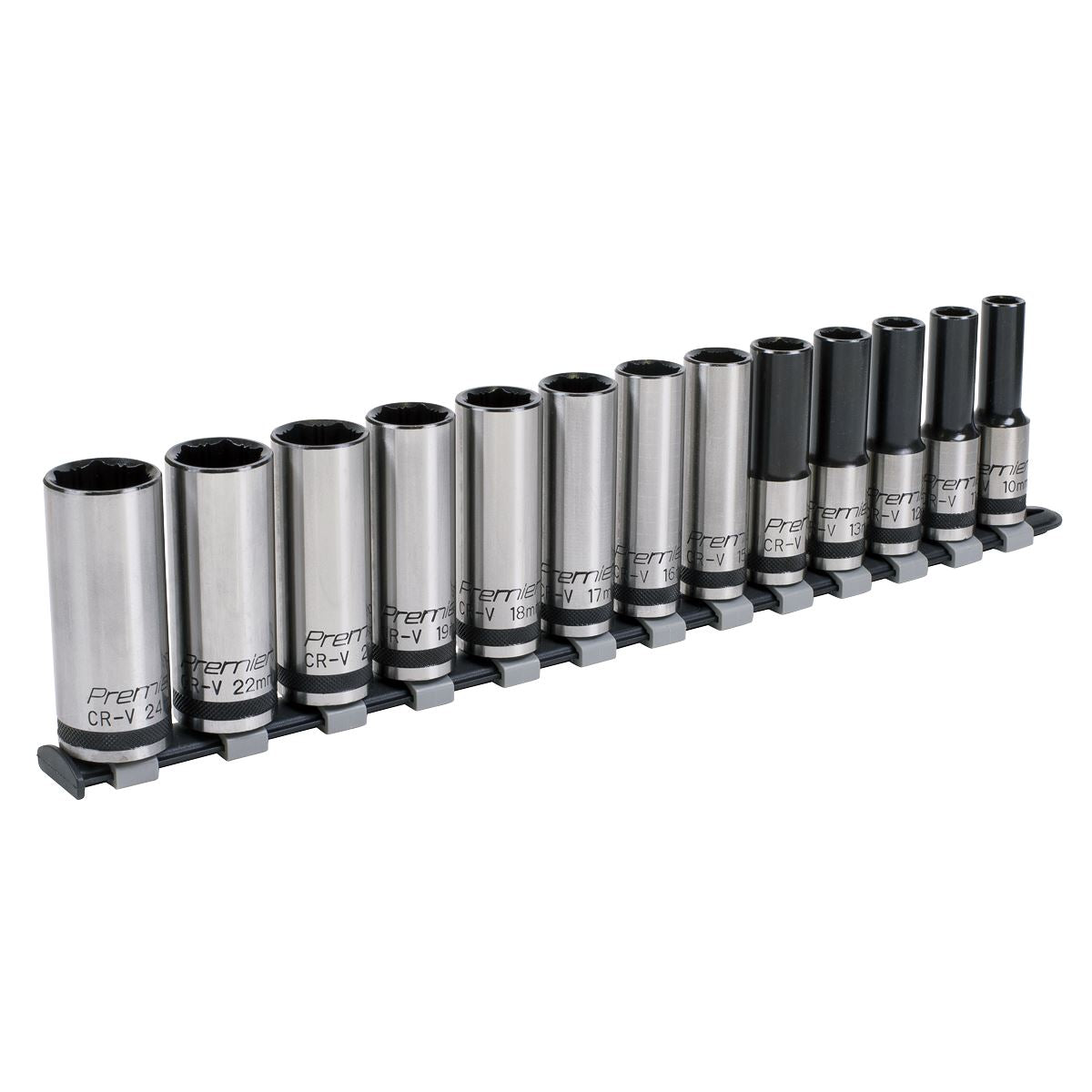 Premier Socket Set 13pc 1/2"Sq Drive Deep Lock-On 6pt Metric - AK2745B
