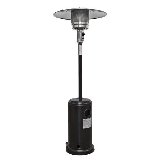 Dellonda Outdoor Garden Gas Patio Heater 13kW Commercial & Domestic Use, Black DG1