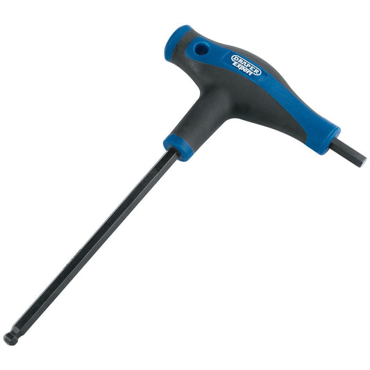 Draper Expert 5mm T Handle Hexagon and Ball End Key Hex Allan Allen Alan Keys - 33910