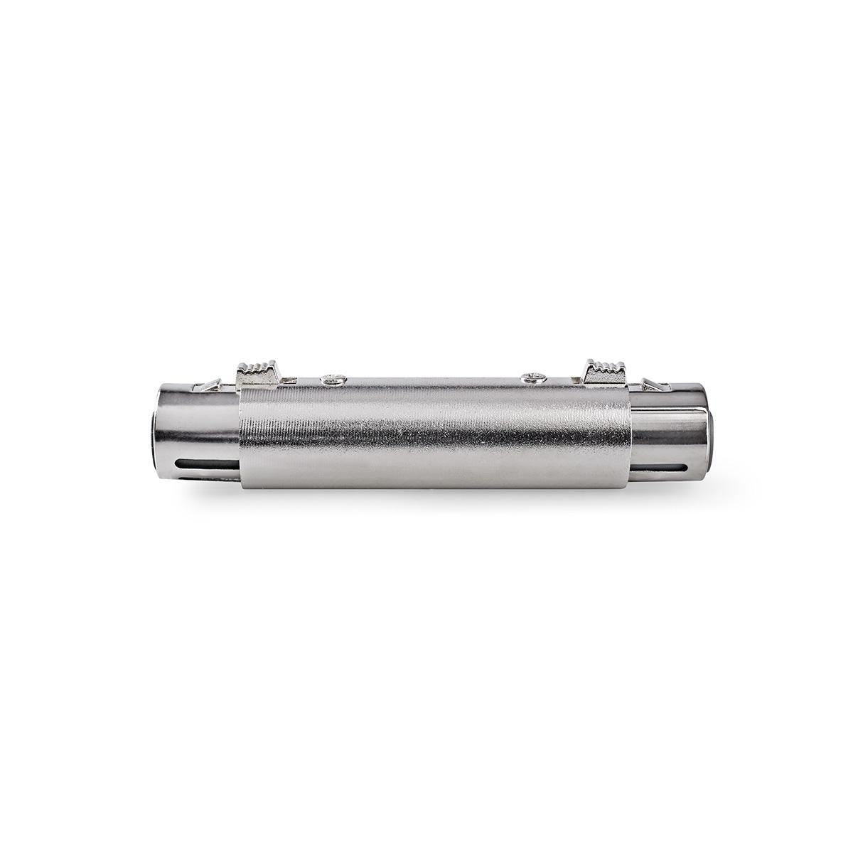 Nedis 10x XLR Adapter XLR 3-pin Female to XLR 3-pin Female Metal