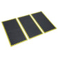 Sealey Interlocking Workshop Mat Set 1240x1825mm with Hi-Vis Edges MIC1218Y3