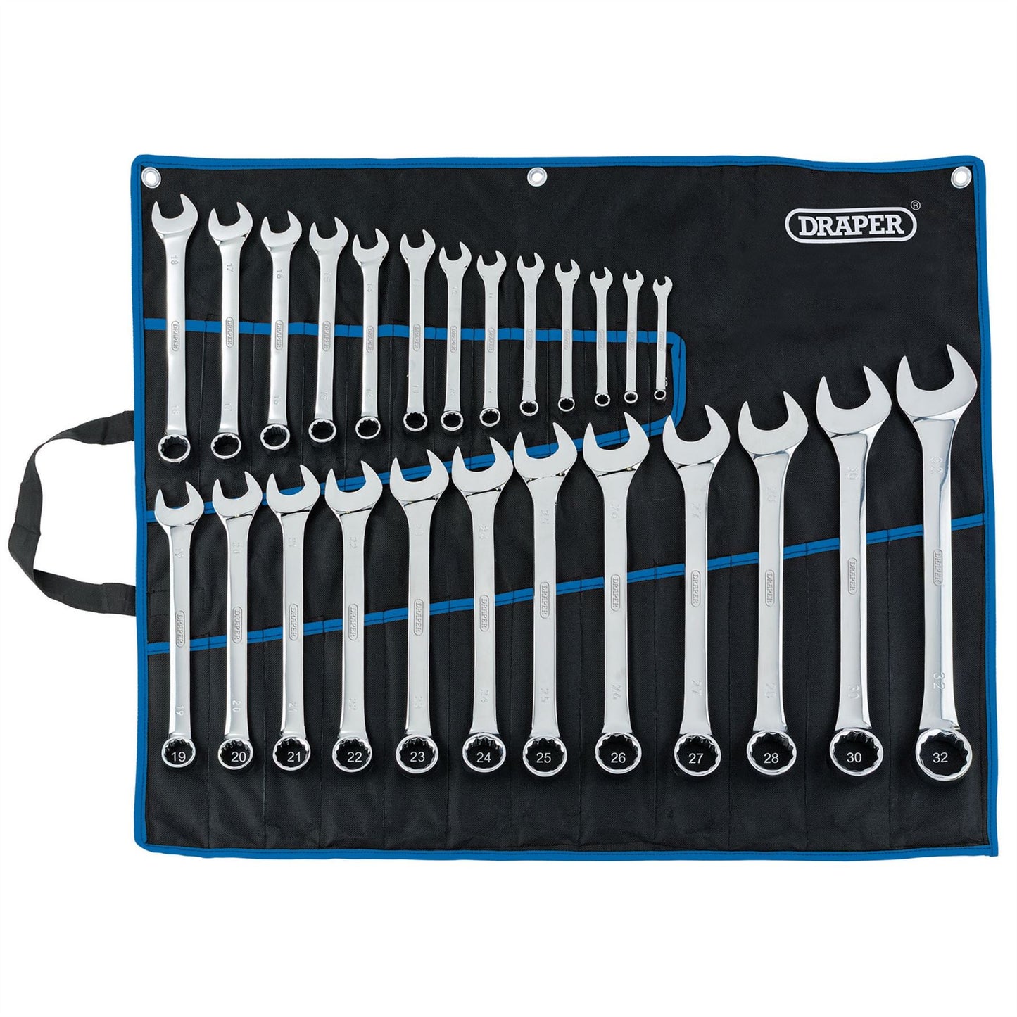 Draper 97918 Combination Spanner Set (25 Piece) Metric