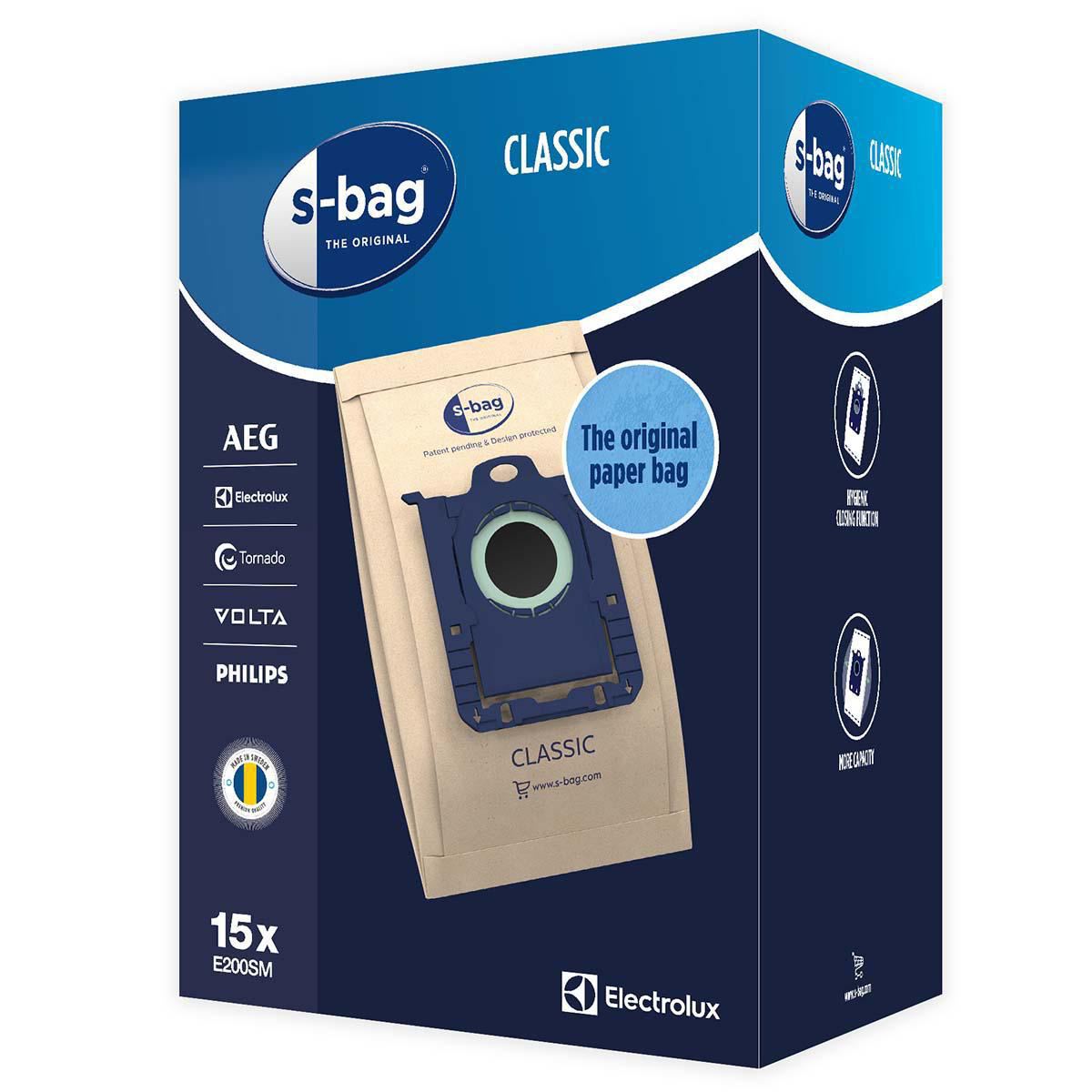 Electrolux s-bag Vacuum Cleaner Bag 15 pcs E200M E200M