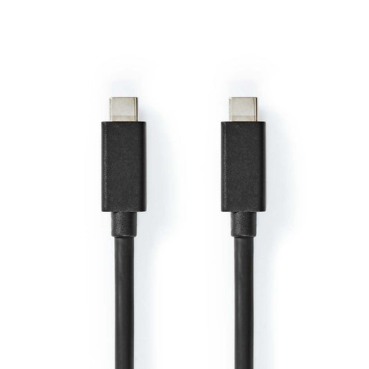 USB Cable USB3.2 Gen 2x2 USB-C Male USB-C Male 100W 4K@60Hz 20 Gbps Nickel  1m
