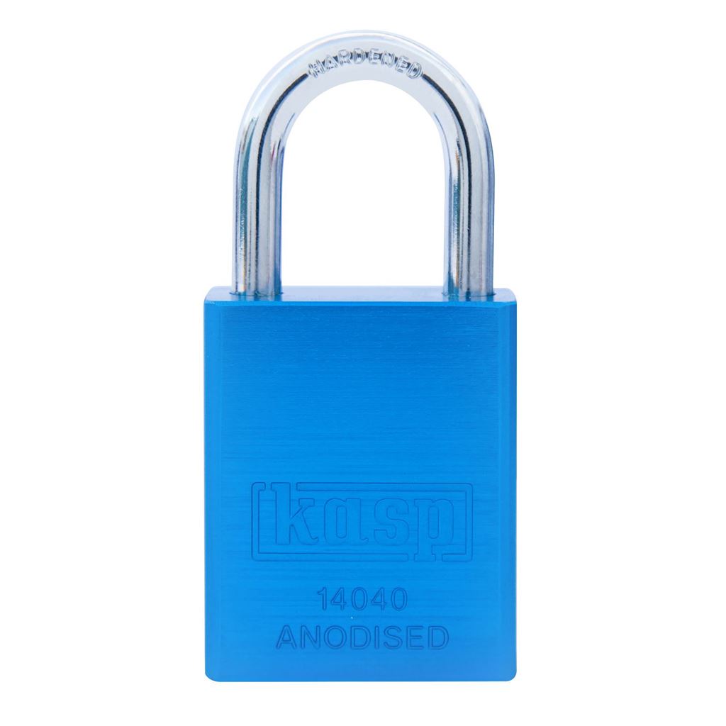 Kasp Aluminium Padlock 38mm Blue K14040BLUD