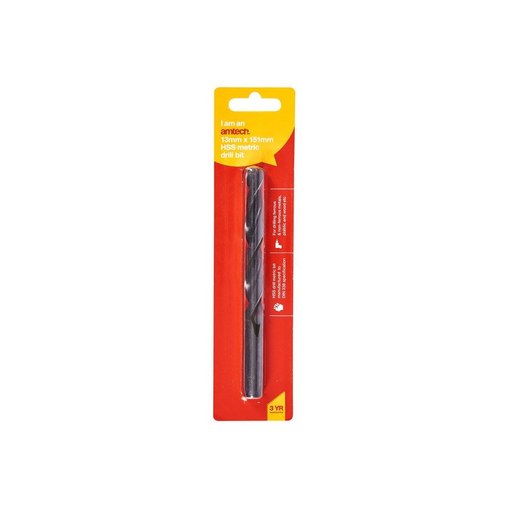 Amtech Hss Metric Drill Bit 13mm X 151mm - F5027