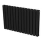 Baridi Horizontal Radiator Contemporary Double Flat Panel Design 600 x 910mm