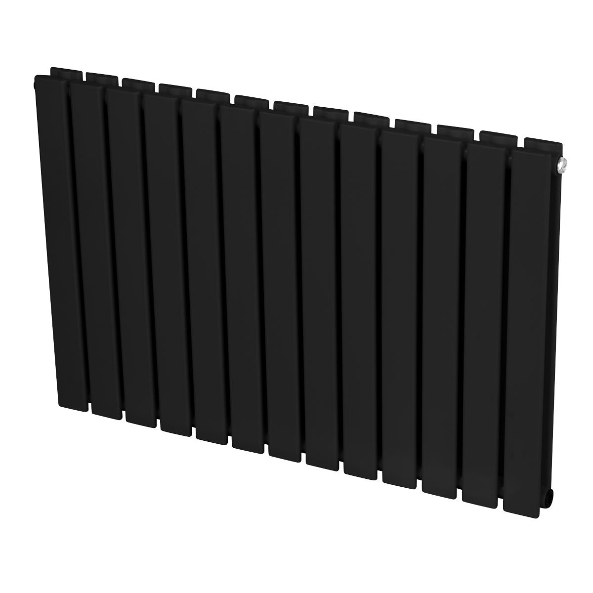 Baridi Horizontal Radiator Contemporary Double Flat Panel Design 600 x 910mm