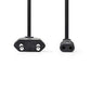 Nedis Power Cable Euro Plug to IEC-320-C1 2m Black PCGP11060BK20