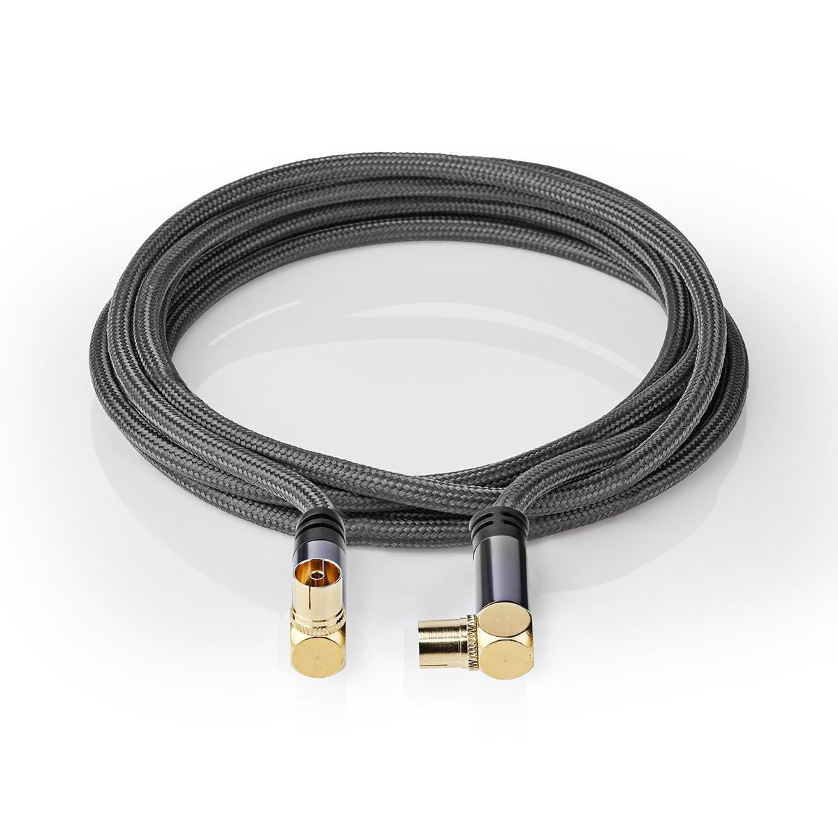 5m Coaxial Cable 100dB IEC (Coaxial) Male to IEC (Coaxial) Female Gun Metal - CSTB40015WT50