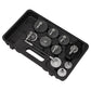Sealey Brake & Clutch Pressure Bleeder Cap Set 10pc VS0204D