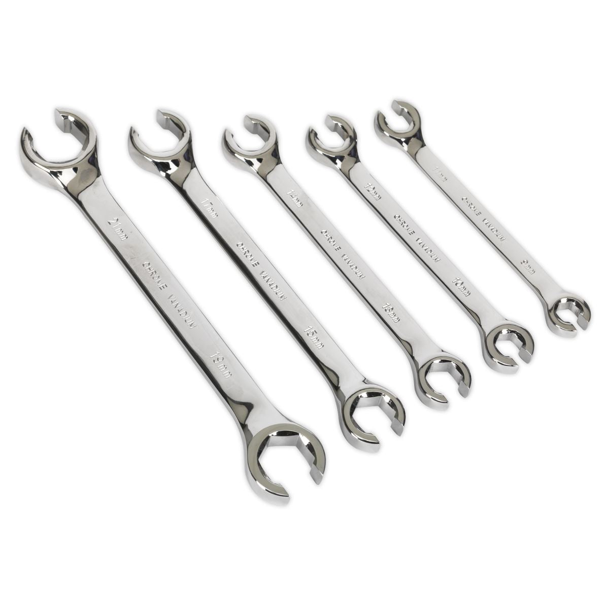 Sealey Flare Nut Spanner Set 5pc Metric AK2651