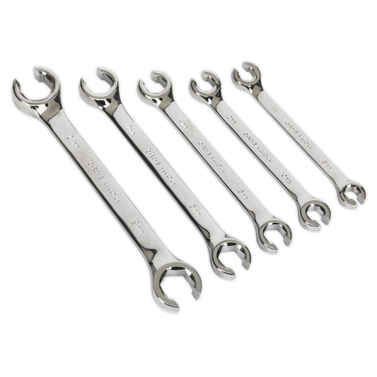 Sealey Flare Nut Spanner Set 5pc Metric AK2651