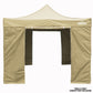 Dellonda Premium Gazebo/Marquee Side Walls/Doors/Windows, Fits 3 x 3m Models - Beige DG146