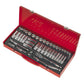 Sealey Socket Set 45pc 3/8"Sq Dr 6pt WallDrive - Metric/Imperial AK692