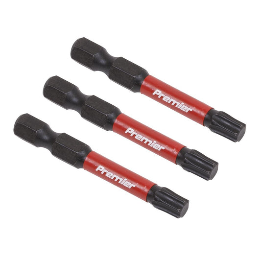 Sealey Premier TRX-Star* T30 Impact Power Tool Bits 50mm - 3pc AK8245