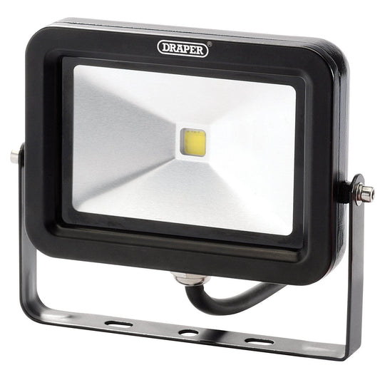 Draper 10W COB LED Slimline Wall Mounted Floodlight - 700 Lumens - 66032