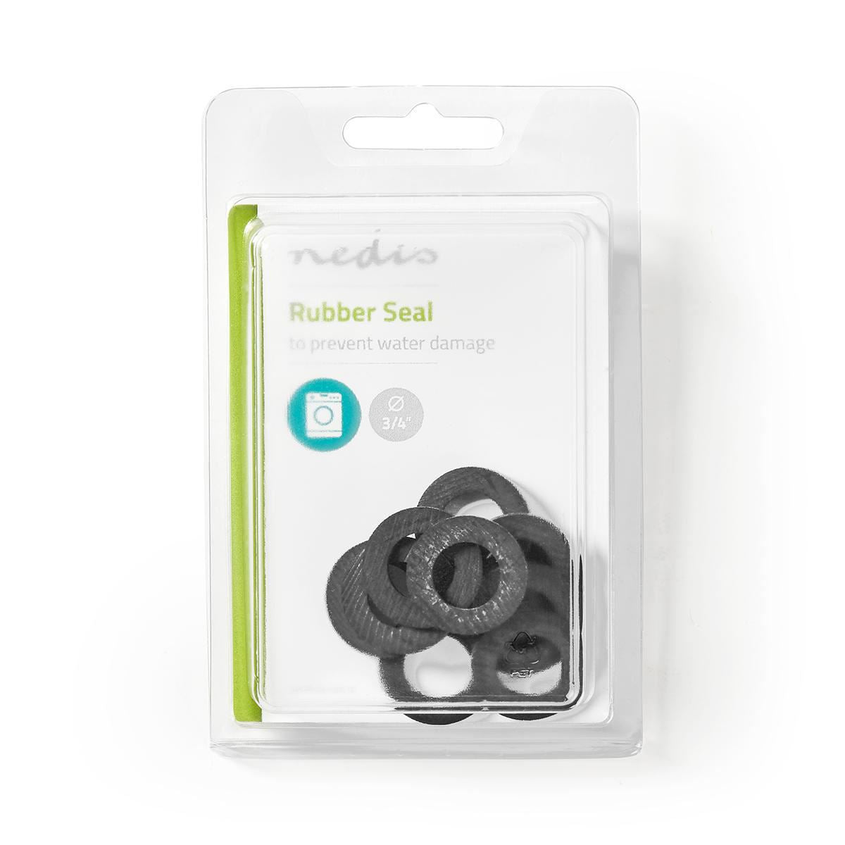 Nedis Hose Rubber Seal 3/4'' 10 Pieces WARU34BK10