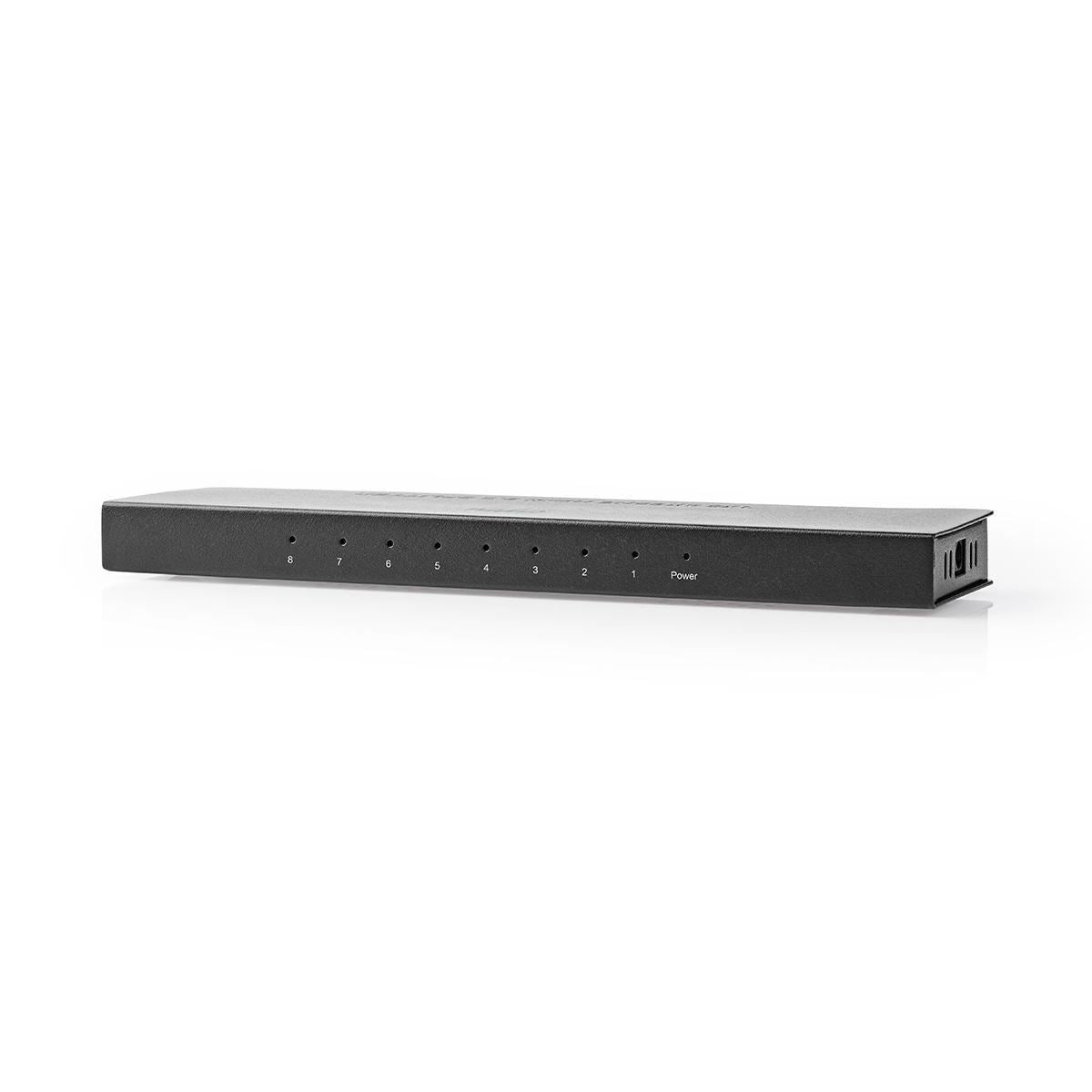 Nedis HDMI Splitter 8-Port HDMI Input 8x HDMI Output 4K@60Hz 18 Gbps Anthracite - VSPL3478AT