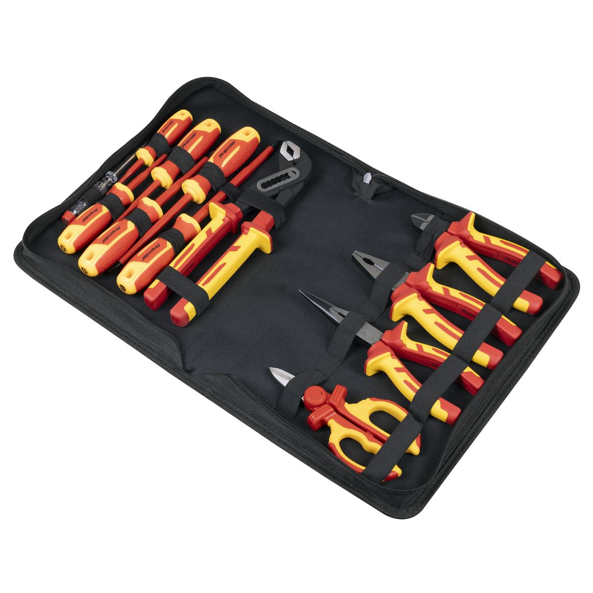 Sealey Premier Screwdriver, Pliers & Scissor Set 12pc - VDE Approved AK83463